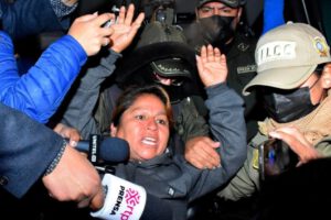 Rosalba Vargas aprehendida en La Paz