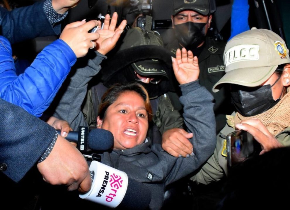 Rosalba Vargas aprehendida en La Paz
