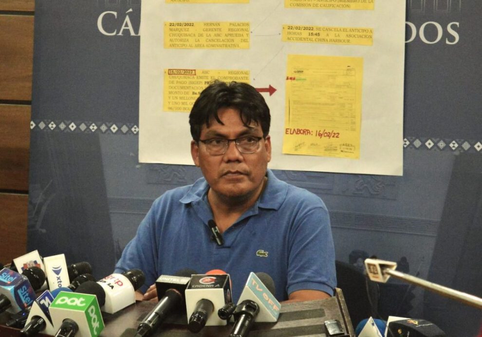 Coima millonaria ABC en la denuncia de Héctor Arce