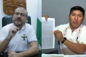 Rómulo Calvo y Diputado Hinojosa en anteriores denuncias