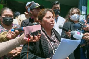 Liberación de Rosalba Vargas y cese a la persecución a dirigentes de Adepcoca