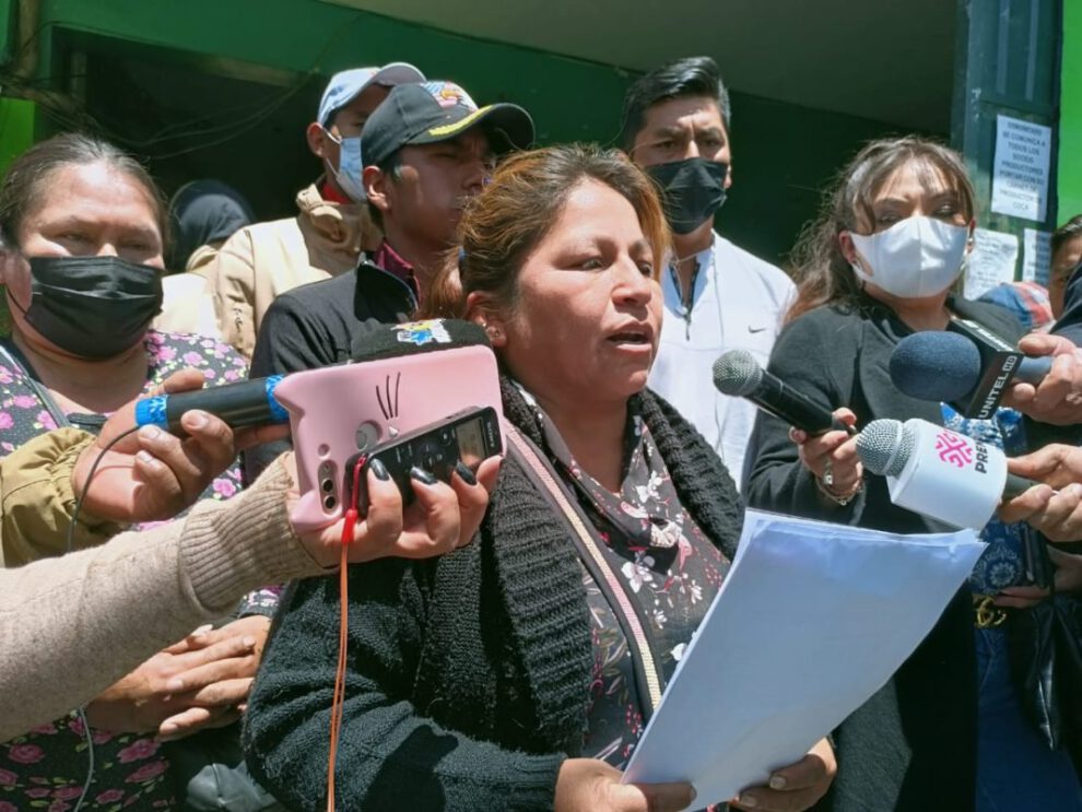 Liberación de Rosalba Vargas y cese a la persecución a dirigentes de Adepcoca