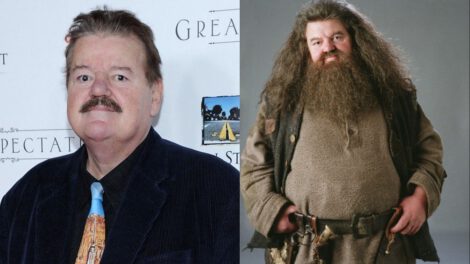 Robbie Coltrane, actor que interpretó a Hagrid en Harry Potter