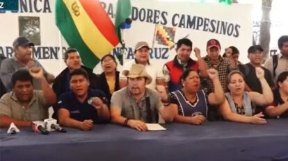 Bloque Oriente del MAS aviva el ambiente con amenazas de cerco y confrontación en Santa Cruz