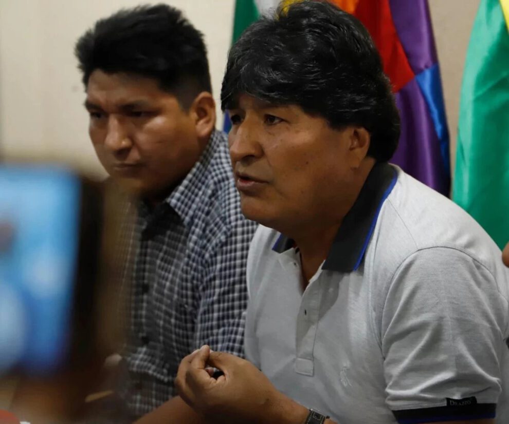 Evo Morales denuncia persecución en conferencia