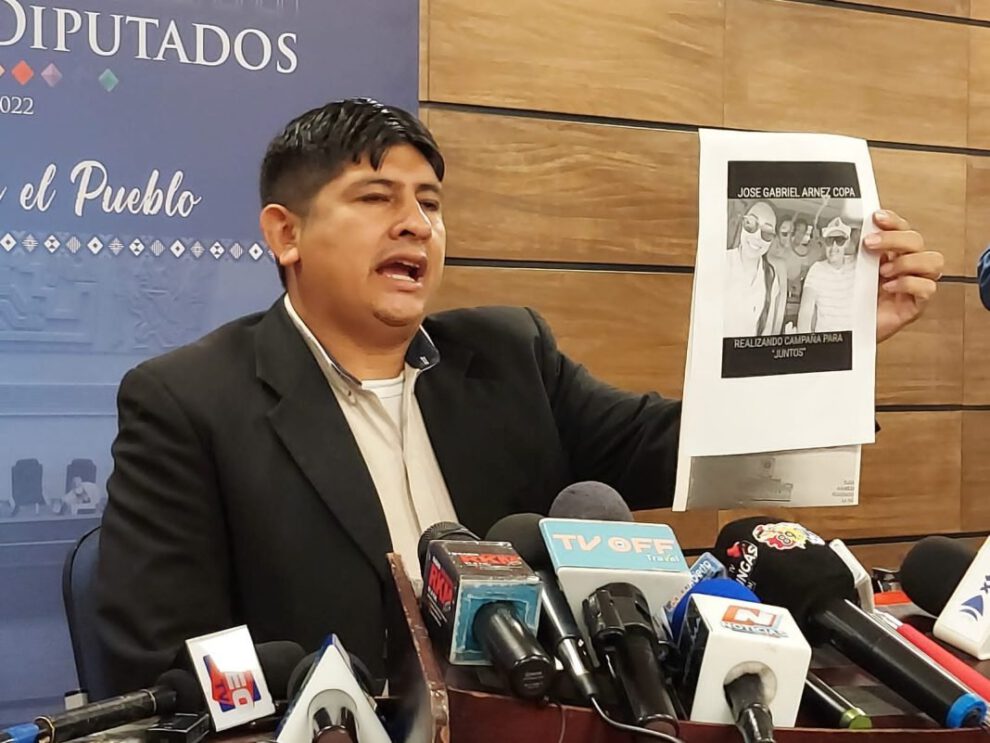El diputado Cuéllar asegura que el plan negro viene del Chapare