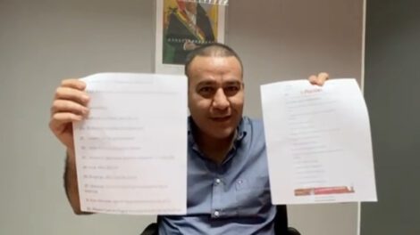 Diputado Céspedes se pronuncia sobre lista de traidores en Santa Cruz