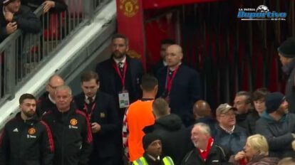 Cristiano Ronaldo enfadado por las decisiones del entrenador del Manchester United
