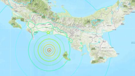 Sismo en Panamá de magnitud 6.9 reportado sin víctimas