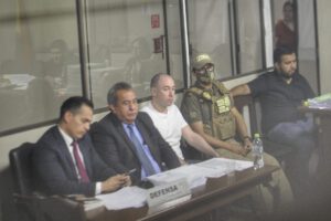 Guillermo Parada en su audiencia de medidas cautelares