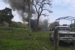 Accidente de avioneta en Peji Santa Cruz