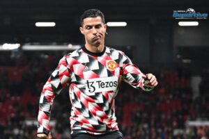 Cristiano Ronaldo dejando el Manchester United