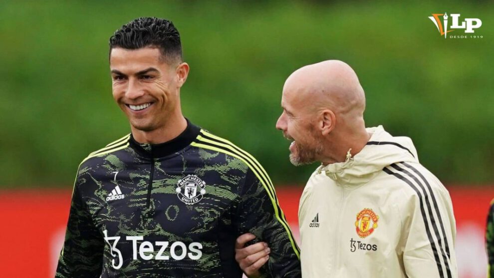 Cristiano Ronaldo y Erik Ten Hag al parecer limaron asperezas