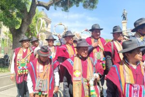 Organizaciones sociales marchas en La Paz