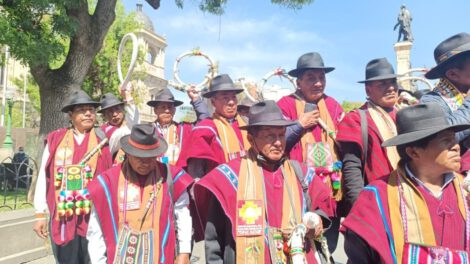 Organizaciones sociales marchas en La Paz