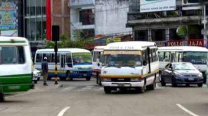 Censo de Población y Vivienda 2023 en bloqueos de transporte urbano