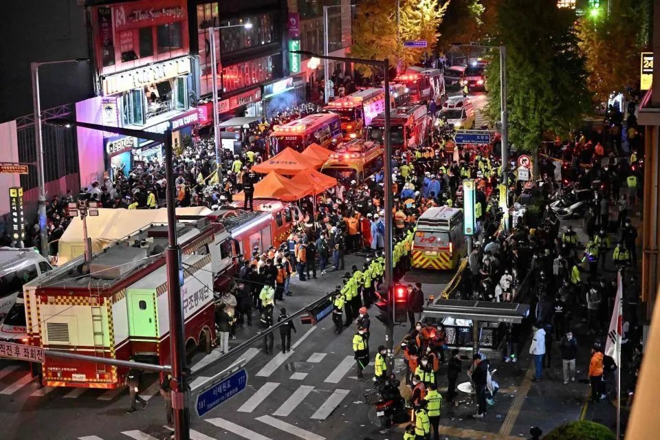Estampida en Itaewon durante celebración de Halloween