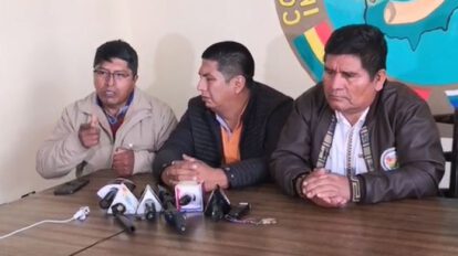 Confederación de Interculturales respaldando la marcha de sectores sociales