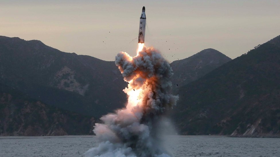 Lanzamiento de misiles Corea del Norte
