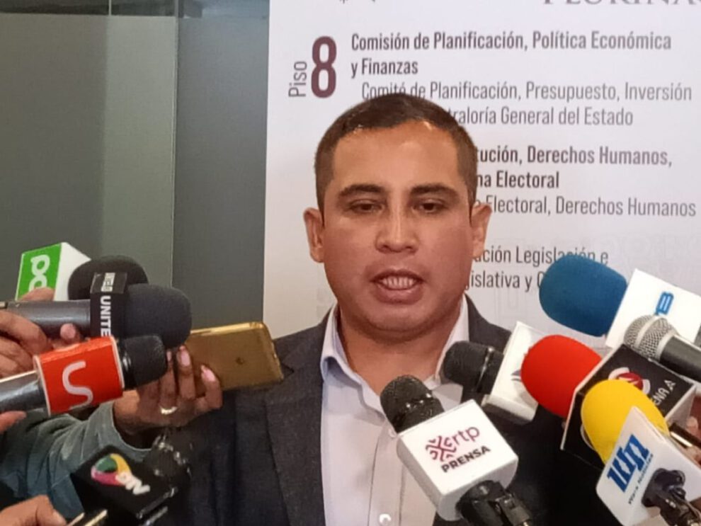 Censo: Diputado Astorga afirma que Presidente Arce tiene una última oportunidad de solucionar el conflicto