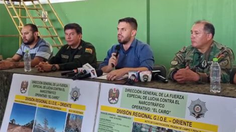 Lucha contra el narcotráfico en 2022 según Del Castillo