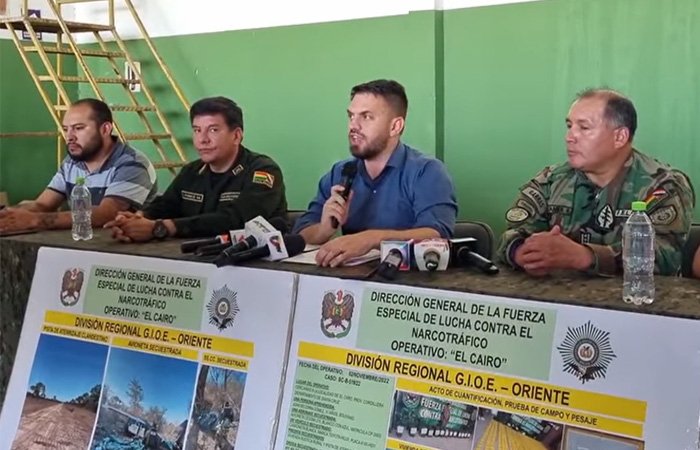 Lucha contra el narcotráfico en 2022 según Del Castillo