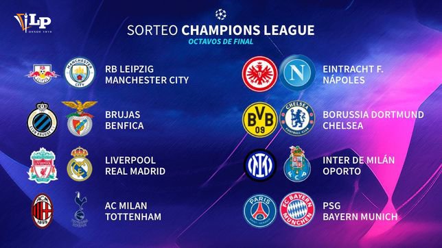 Sorteo de Champions con PSG y Bayern enfrentándose