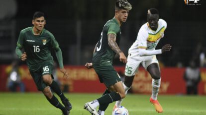 Partido amistoso Bolivia Perú en Villa Tunari