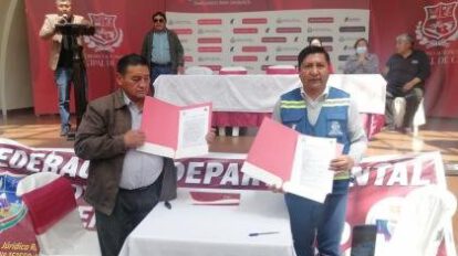 Pacto de gobernabilidad firmado entre Abdón Veliz y Adhemar Wilcarani