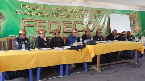 Normativas de fomento a la minería en la Asamblea de presidentes de cooperativas mineras