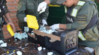 Tráfico de droga en Argentina