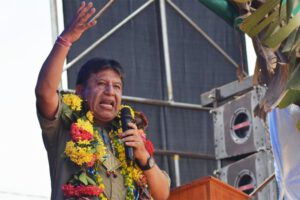 Defender el Gobierno de Arce en Palos Blancos