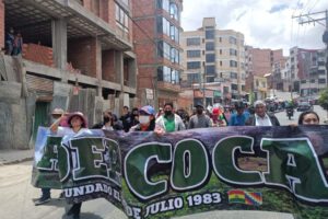 Adepcoca bloqueo de caminos en La Paz