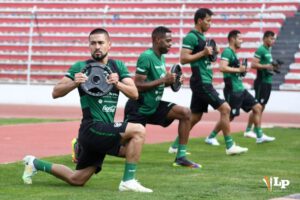 Entrenamiento de la Selección boliviana de fútbol