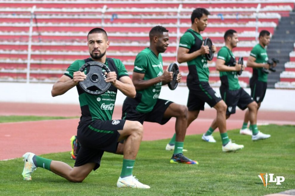 Entrenamiento de la Selección boliviana de fútbol