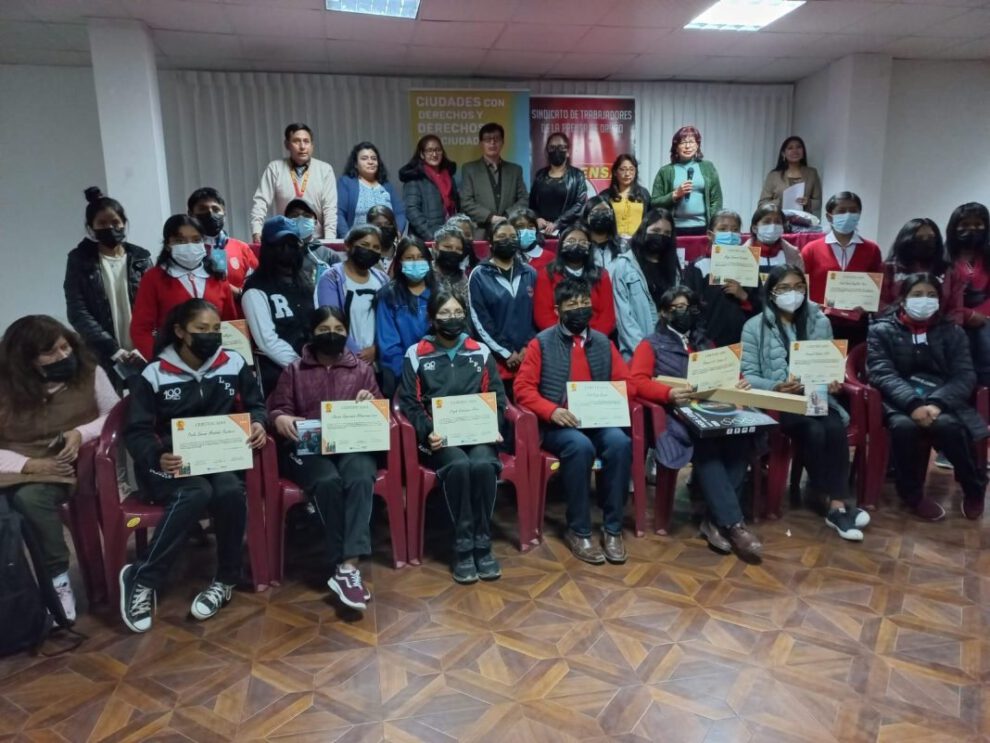Concurso de video cortos sobre derechos en Oruro