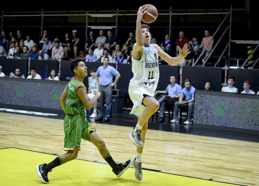 Bolivia cae frente a Argentina en el Sudamericano U-15 de baloncesto