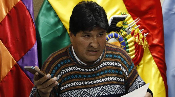 Evo Morales en una jornada pasada