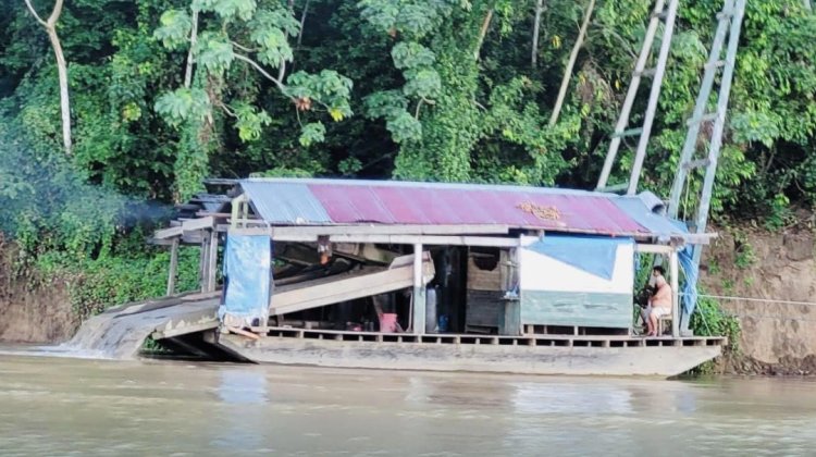 Contaminación minera río Madre de Dios
