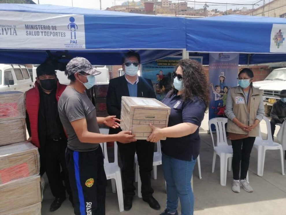 Canastas de alimentos para pacientes con tuberculosis