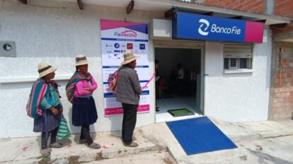 Banco FIE oficina externa en el municipio Poroma