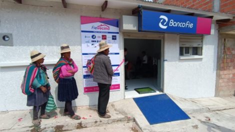 Banco FIE oficina externa en el municipio Poroma