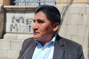 Censo: Jefe de Bancada del MAS, Andrés Flores