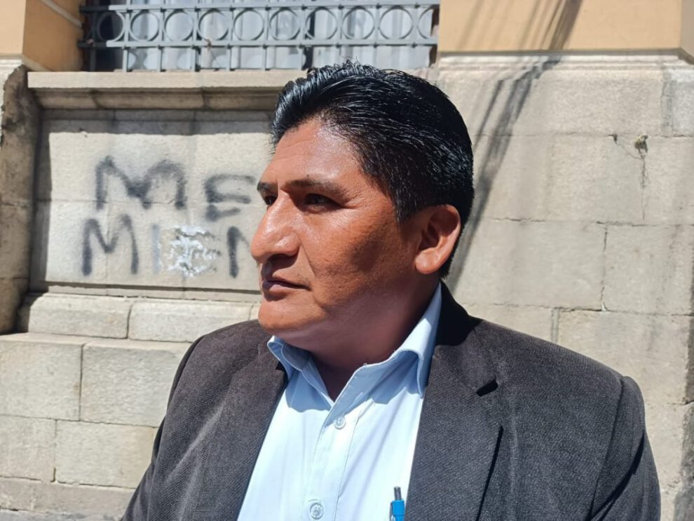 Censo: Jefe de Bancada del MAS, Andrés Flores