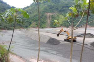 Desborde del río Tipuani en La Paz