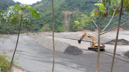Desborde del río Tipuani en La Paz