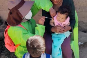 Cobertura de vacunación en Oruro