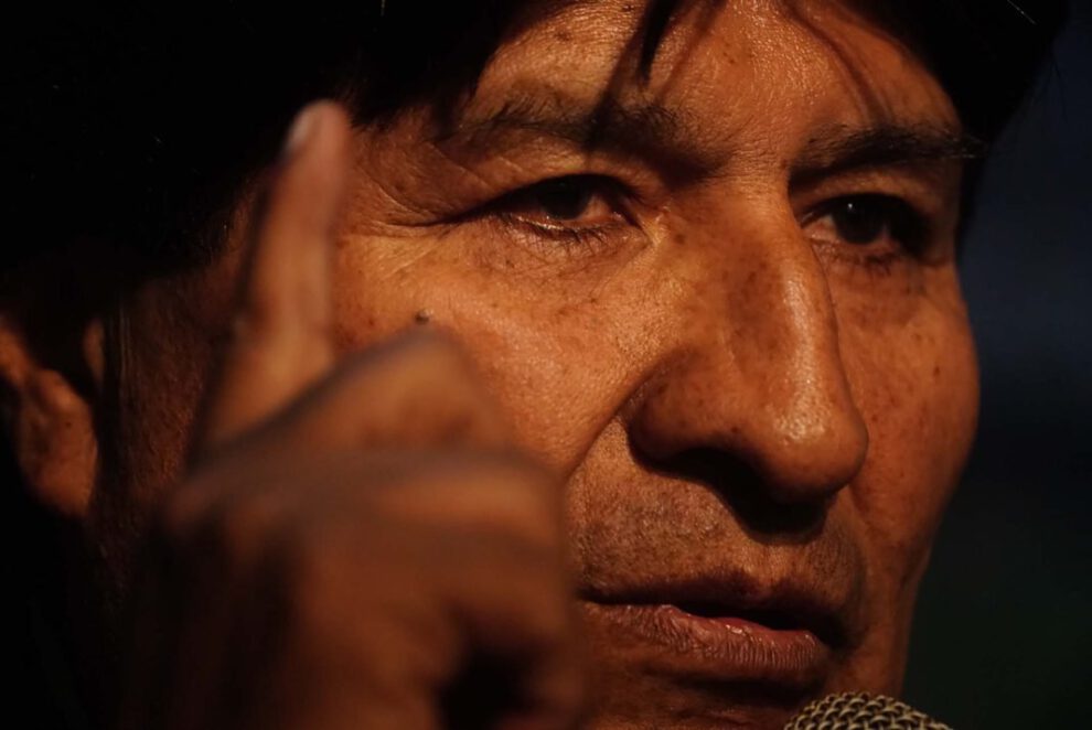 Evo Morales critica la ley del Censo como un trofeo para los grandes perdedores