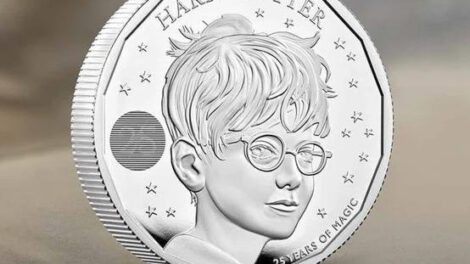 Harry Potter en monedas británicas