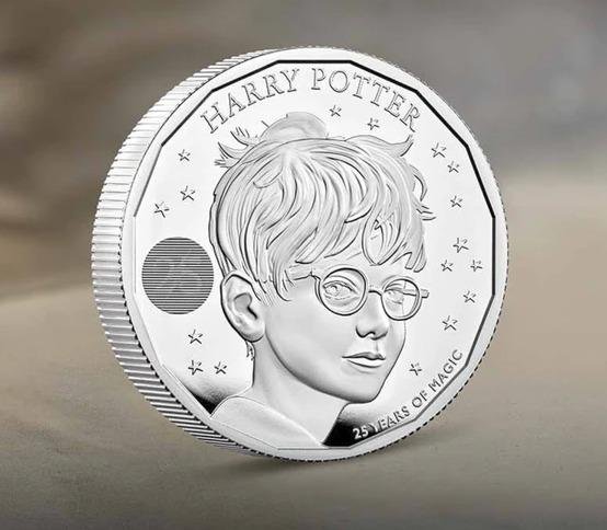 Harry Potter en monedas británicas